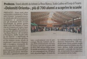Articolo Adige Dolomiti orienta